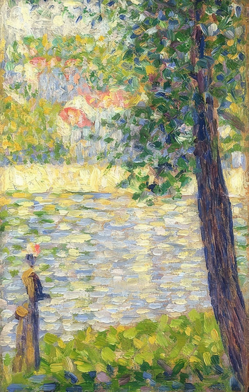 Morgonpromenad. 1885 av Georges Seurat