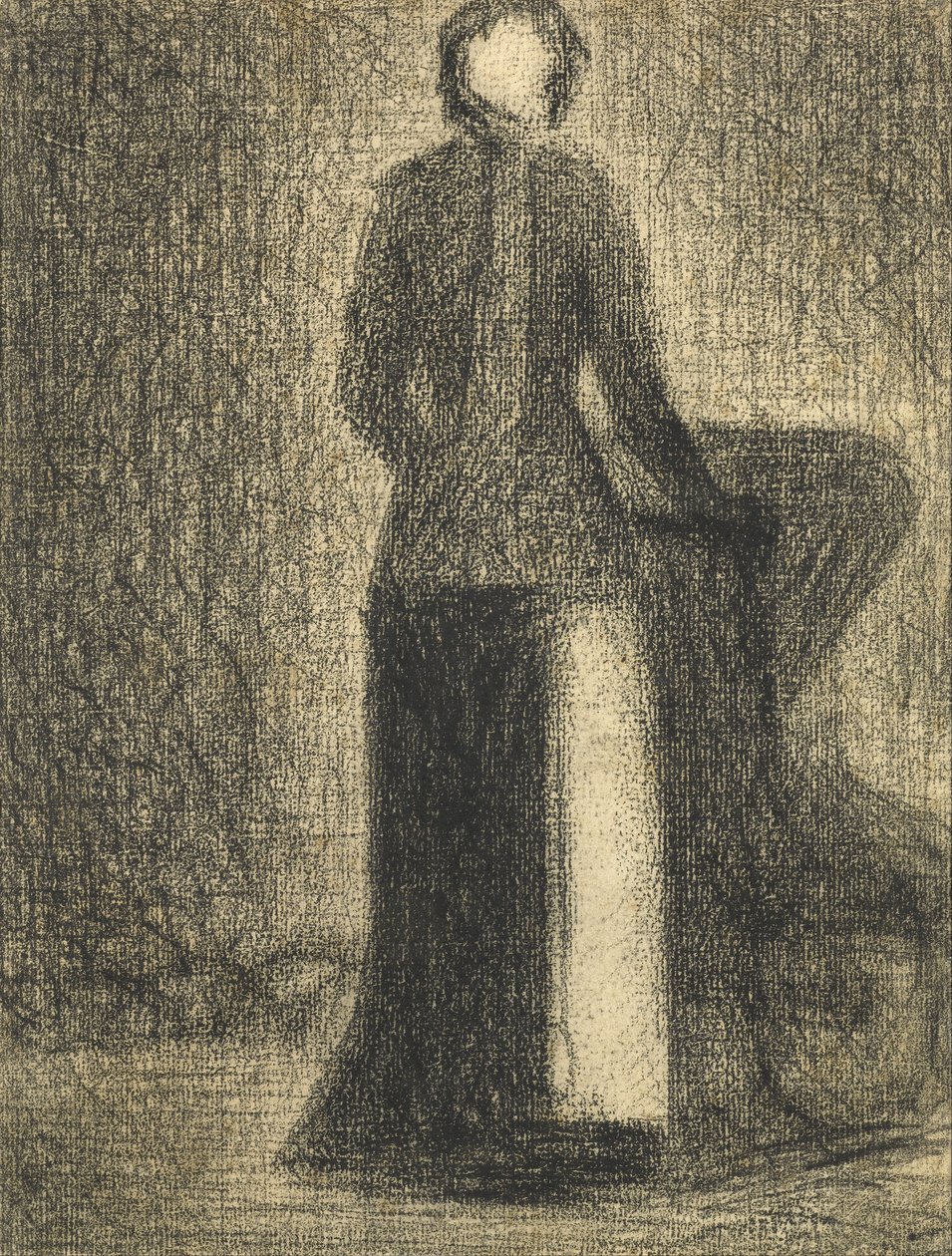 Sjuksköterska med barnvagn av Georges Seurat