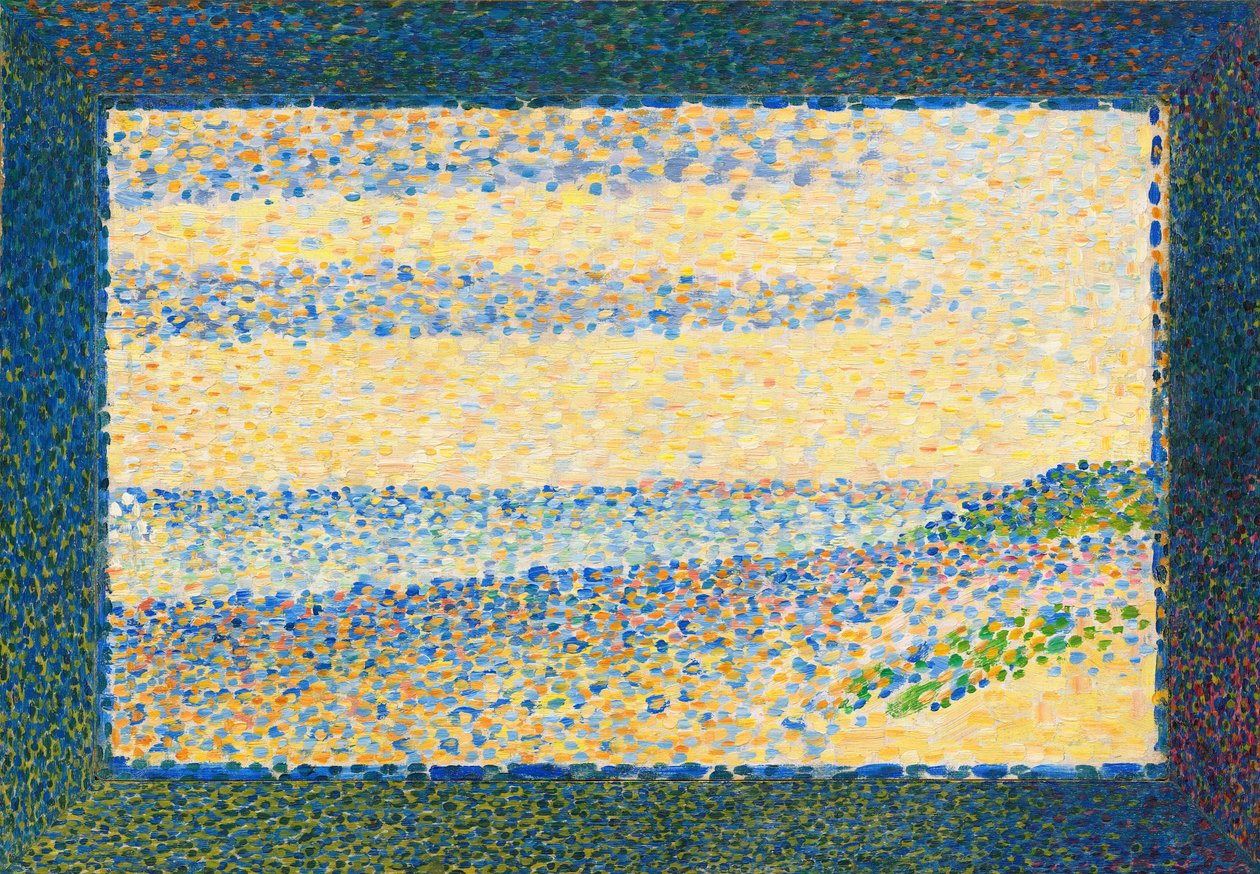 Havslandskap (Gravelines) av Georges Seurat