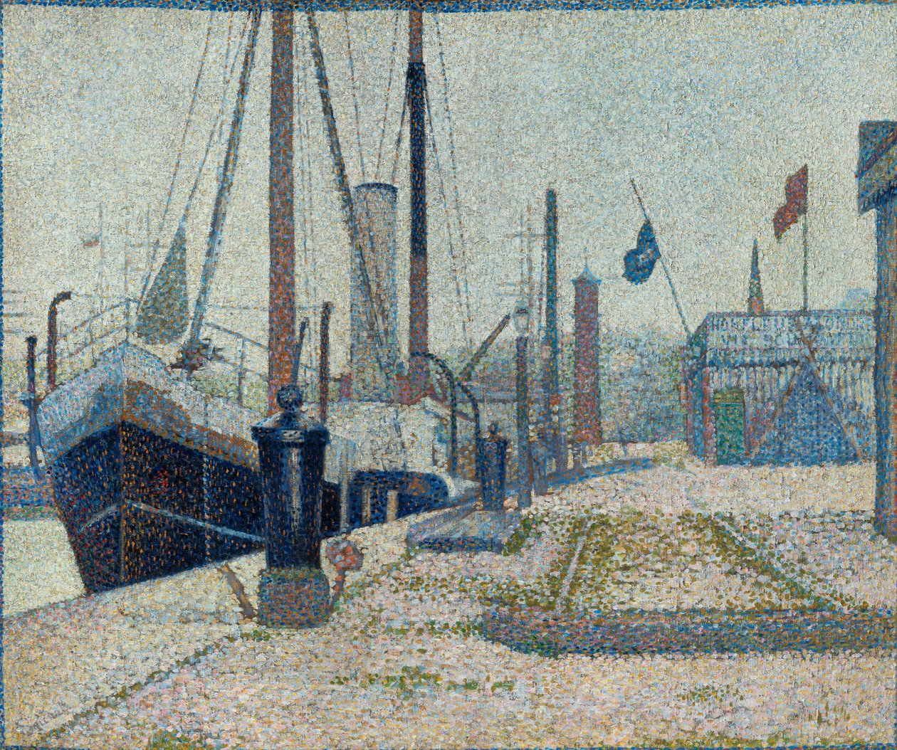 Maria i Honfleur, 1886 av Georges Seurat