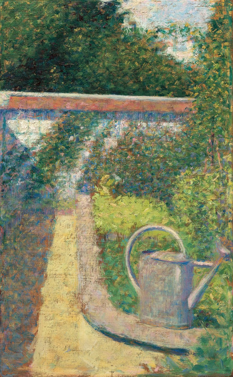 Vattenkanna - trädgård på Le Raincy av Georges Seurat