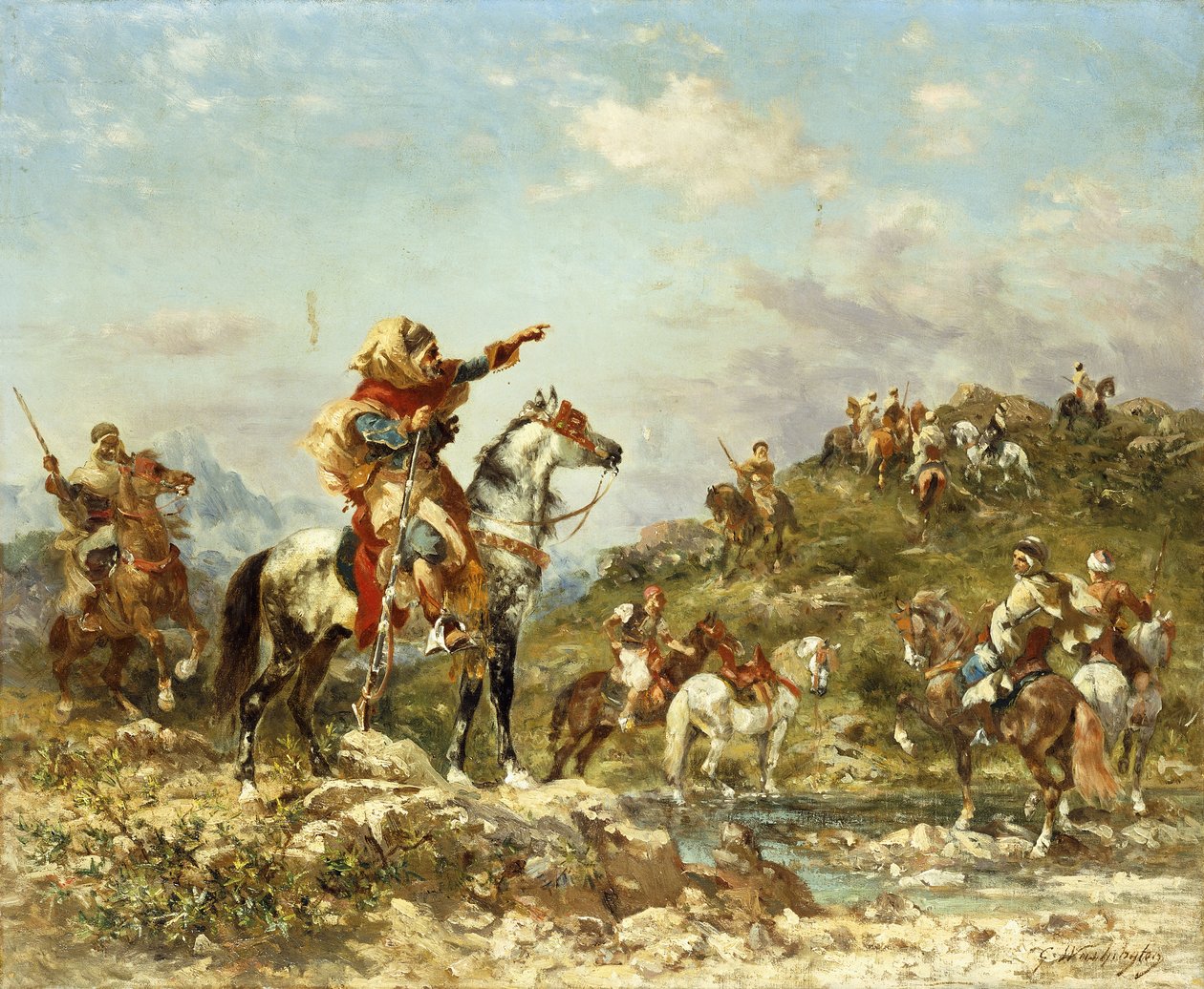 Arabiska krigare till häst, av Georges Washington