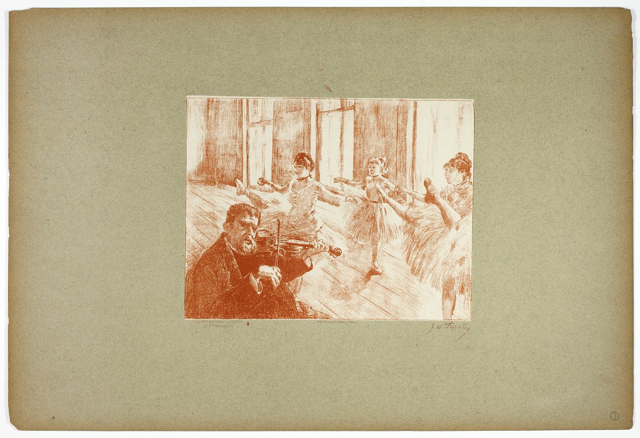 Balettklass av Georges William Thornley
