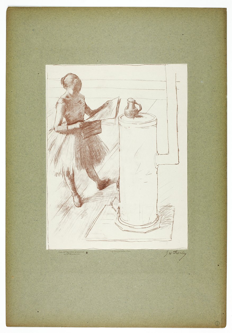 Dansare vid spisen av Georges William Thornley