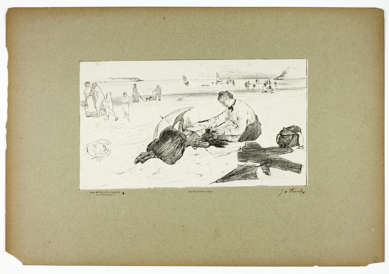 På stranden av Georges William Thornley