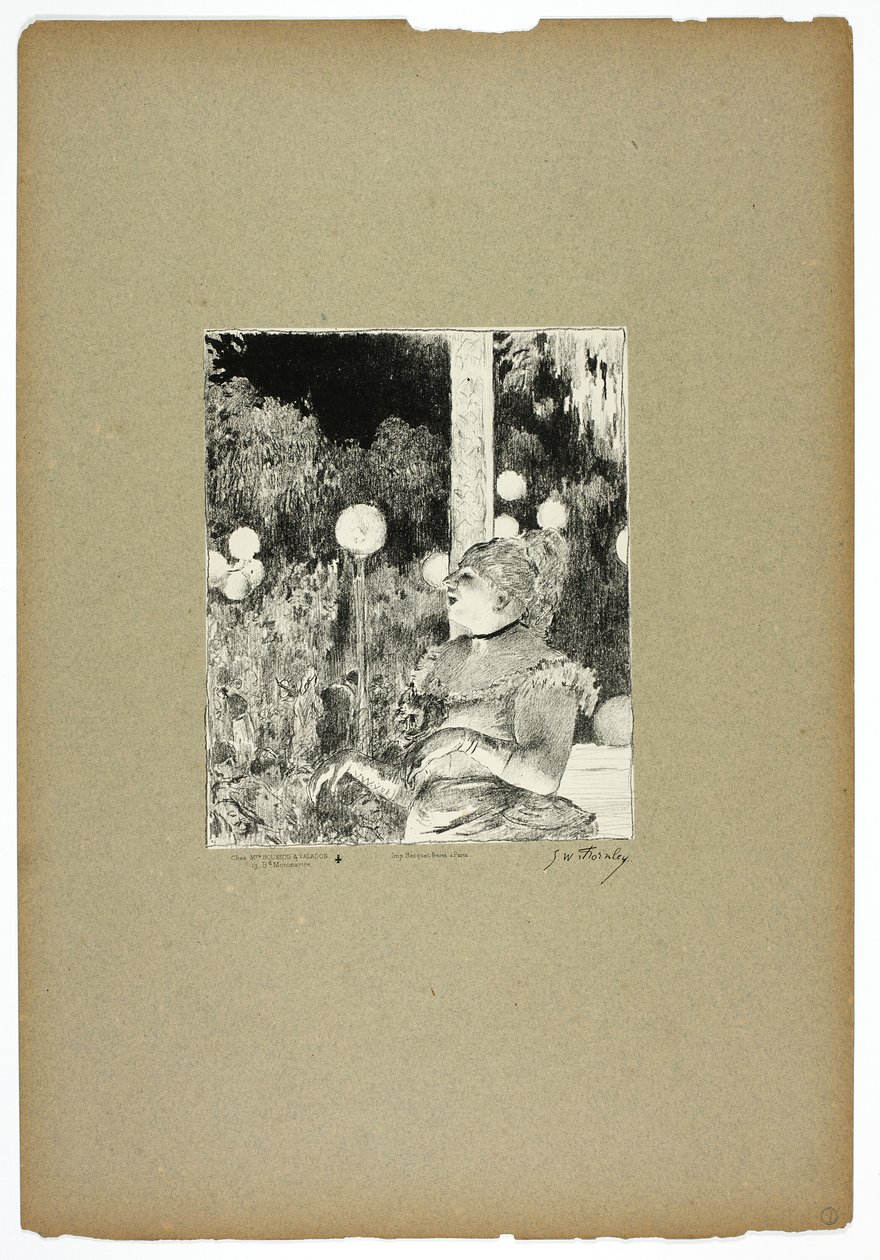 Thérésa Valdon, sjunger "Hundens sång av Georges William Thornley