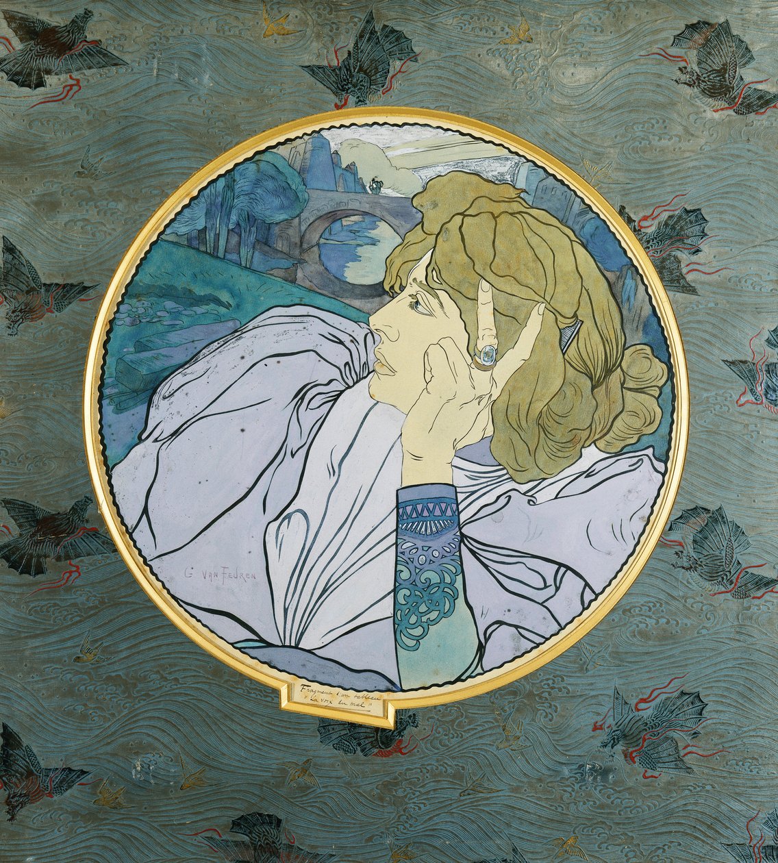Depression (ondskans röst); Melancholia (Ondskans röst) av Georges de Feure