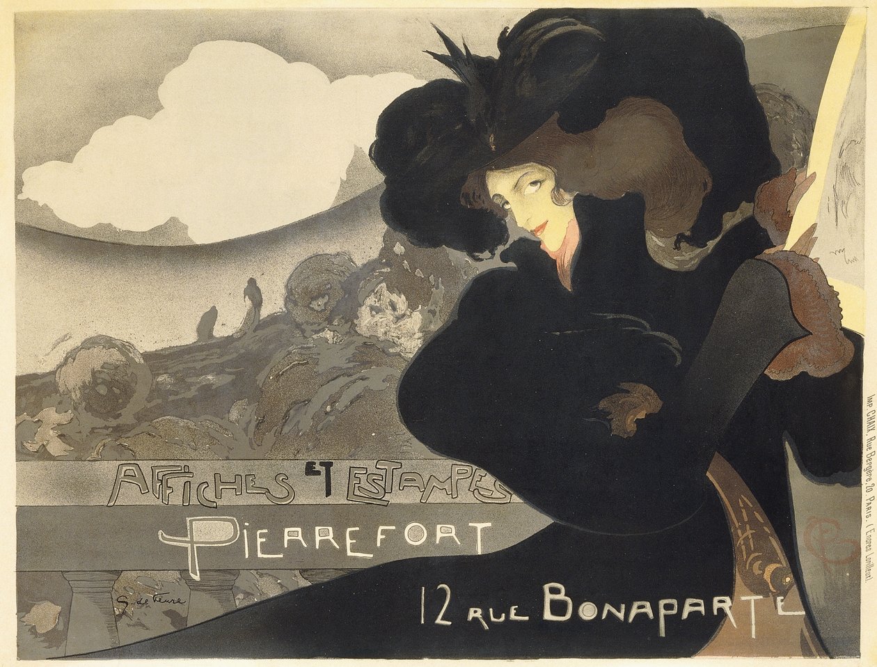 Pierrefort affischer och tryck; Pierrefort affischer och tryck av Georges de Feure