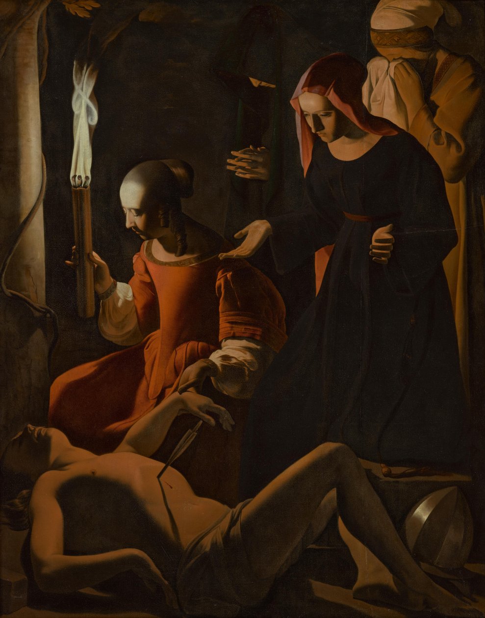 Upptäckten av Sankt Sebastian av Georges de La Tour