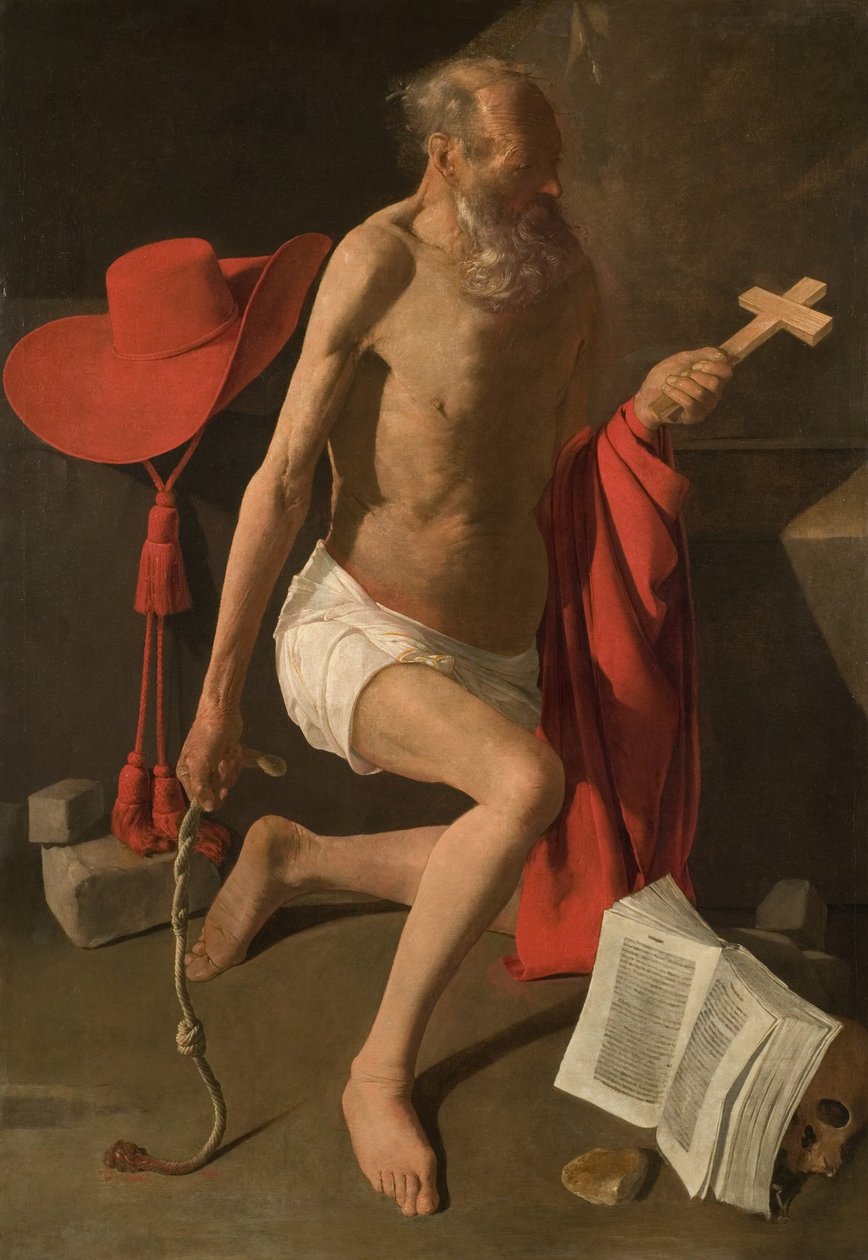 Den botgörande Sankt Hieronymus av Georges de La Tour
