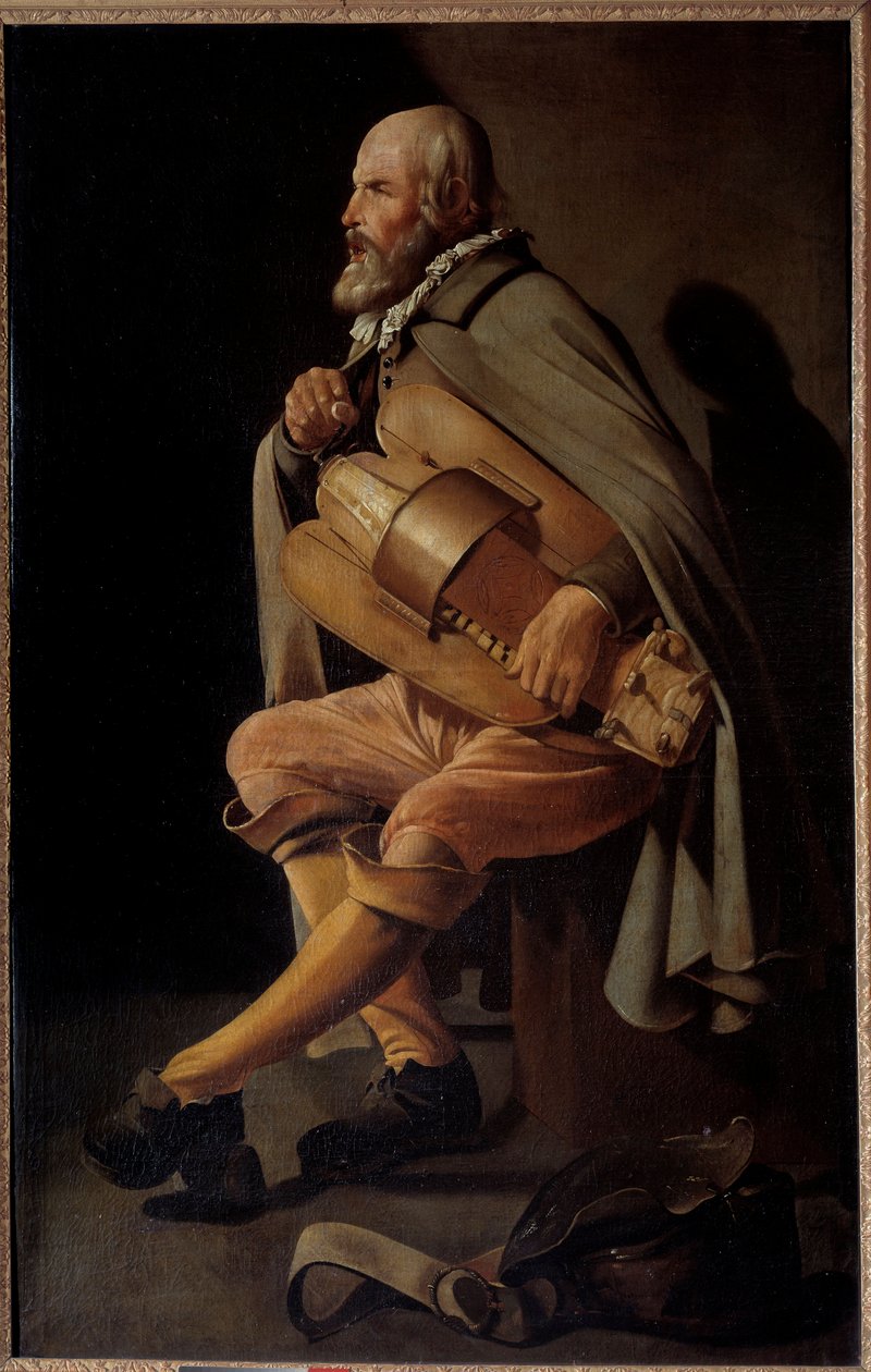 Målning av Georges De La Tour (1593-1652) av Georges de La Tour