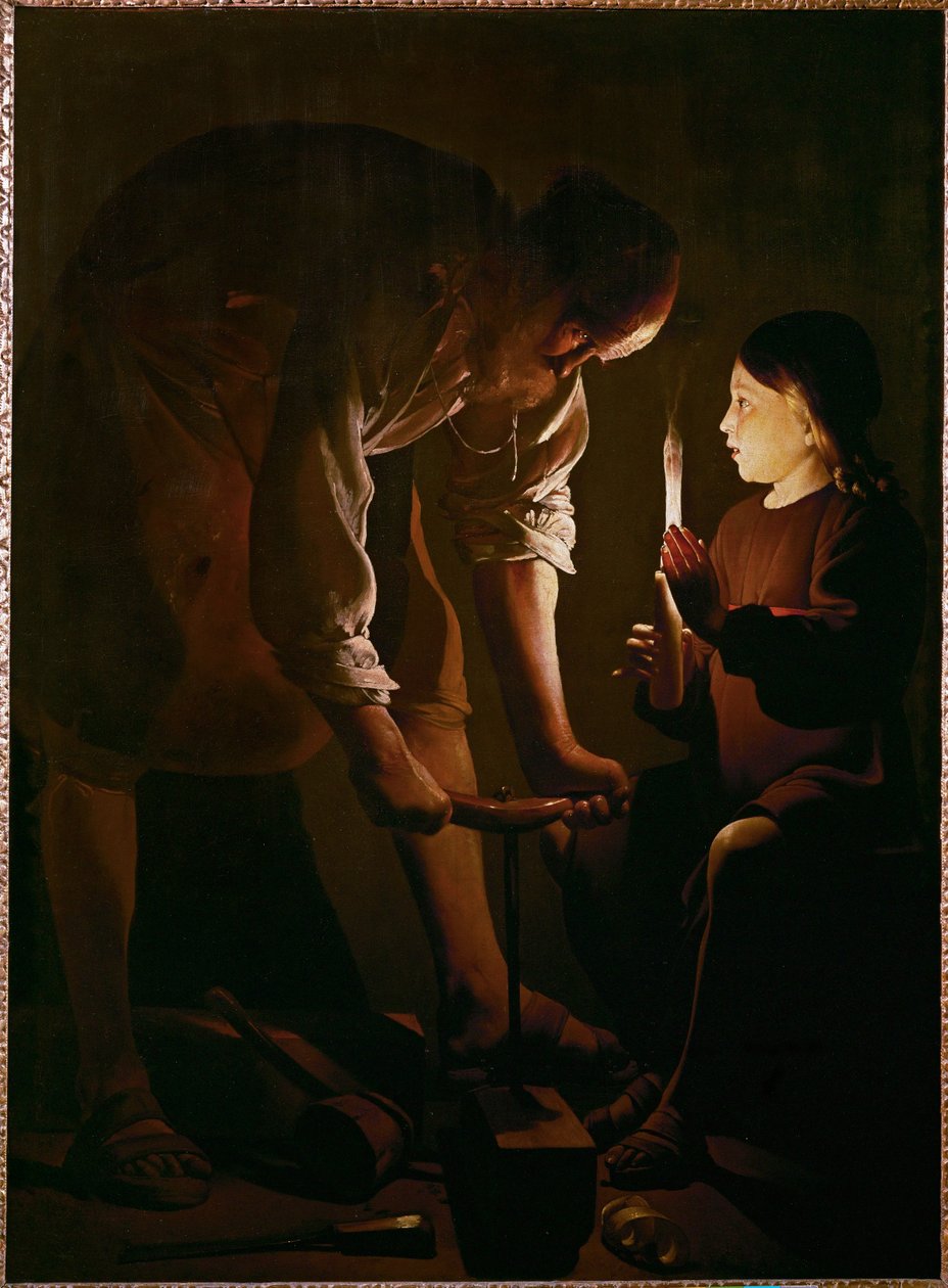 Saint Joseph Carpenter... av Georges de La Tour