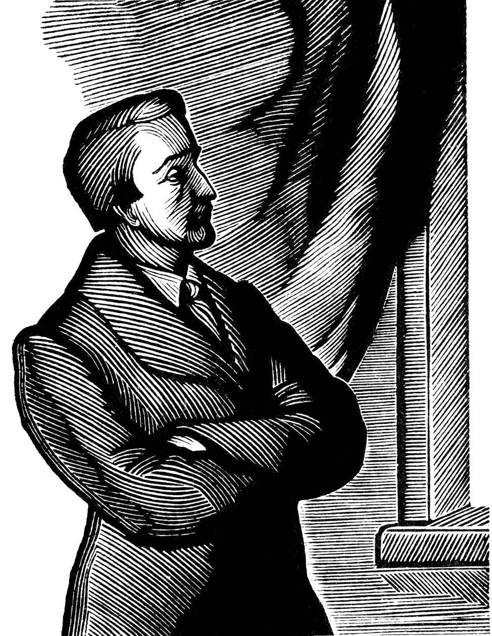 Heinrich Heine, tysk poet från 1800-talet, 1934. av Georgi Yecheistov