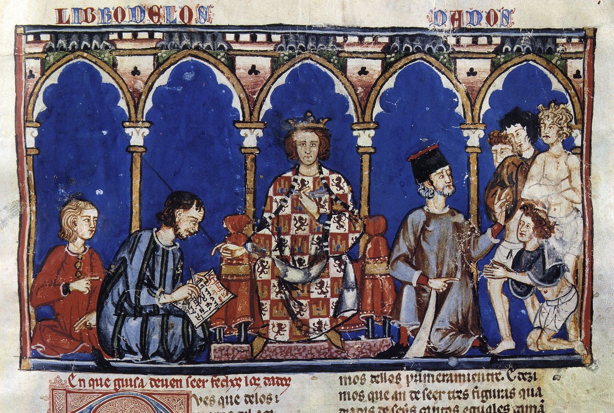 Alfonso X el Sabio som domare, från hans Libro de los Dados (20681403203) av Georgia Levan Ramishvili from Tbilisi