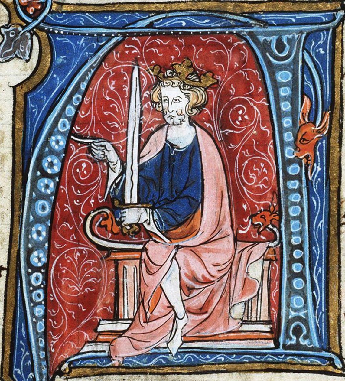 Conrad I den yngre, kung av Östfrankrike, från Spieghel Historiael av Jacob van Maerlant, ca 1330 (33526342263) av Georgia Levan Ramishvili from Tbilisi