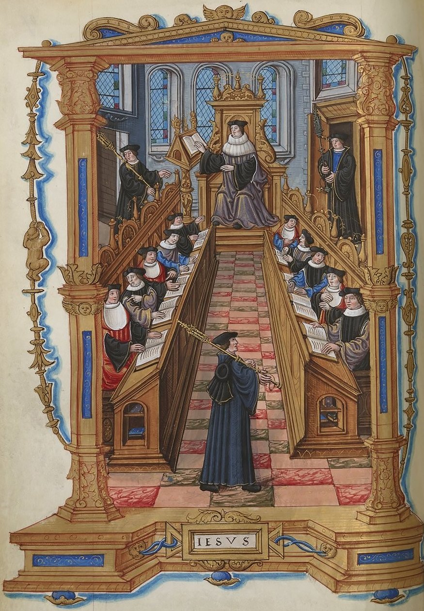 Läkare vid universitetet i Paris av Etienne Colaud, från Chants Royaux, 1537 (42046662921) av Georgia Levan Ramishvili from Tbilisi