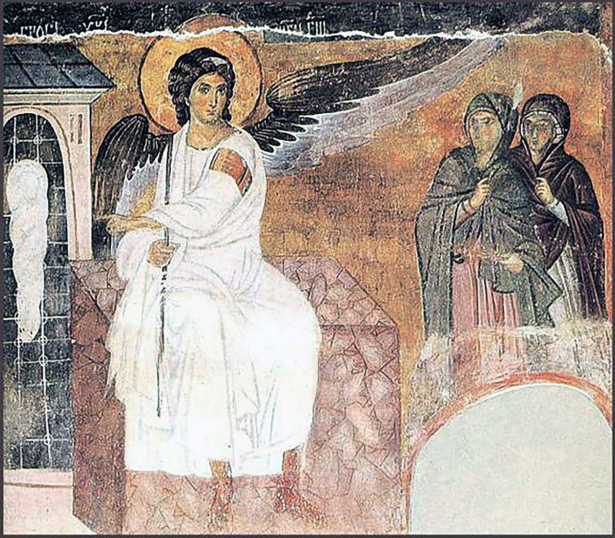 Frukta inte - Vit ängel från Mileševa-klostret, Serbien, 1230 (41308190241) av Georgia Levan Ramishvili from Tbilisi