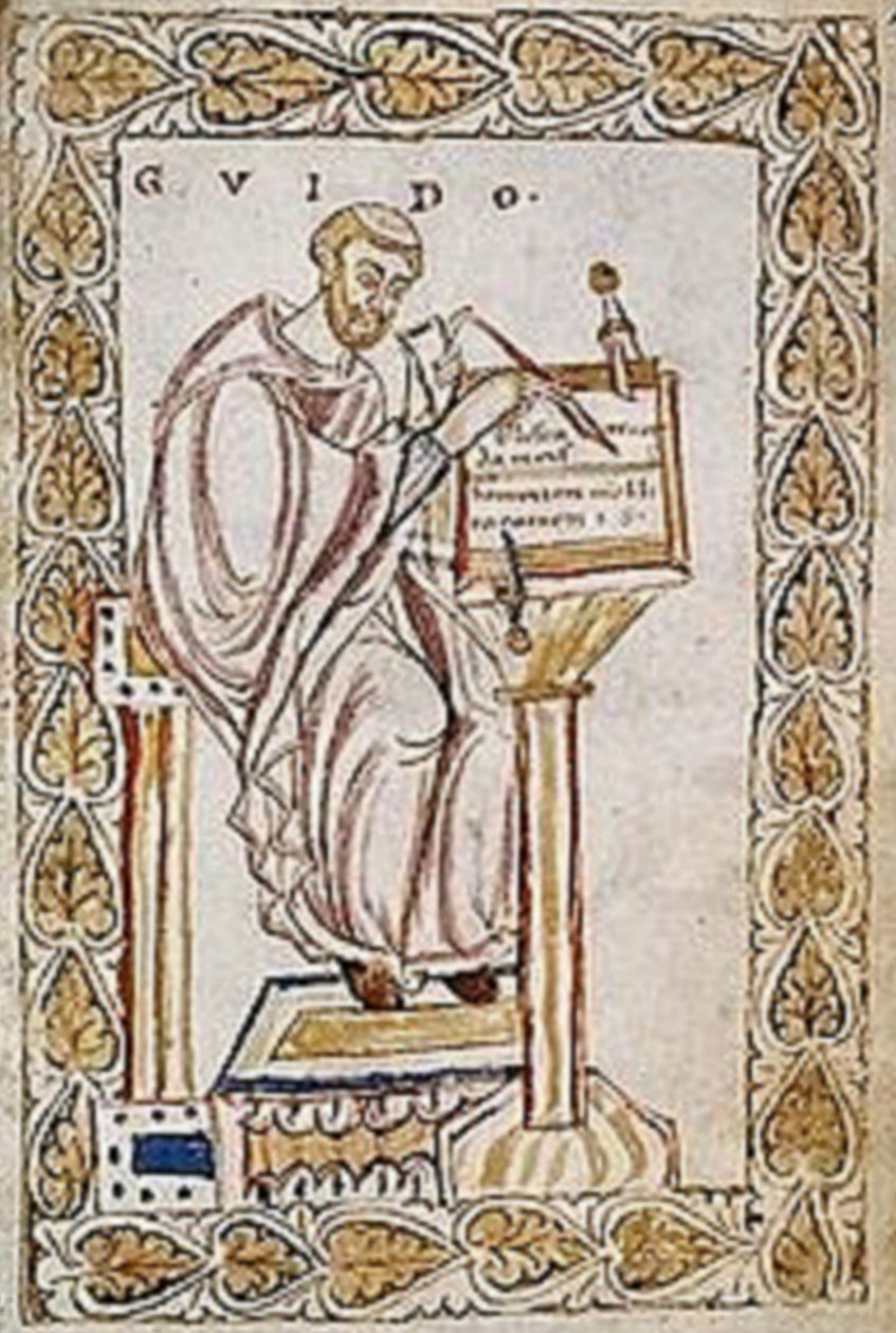 Guido av Arezzo, 1100 (21767410058) av Georgia Levan Ramishvili from Tbilisi