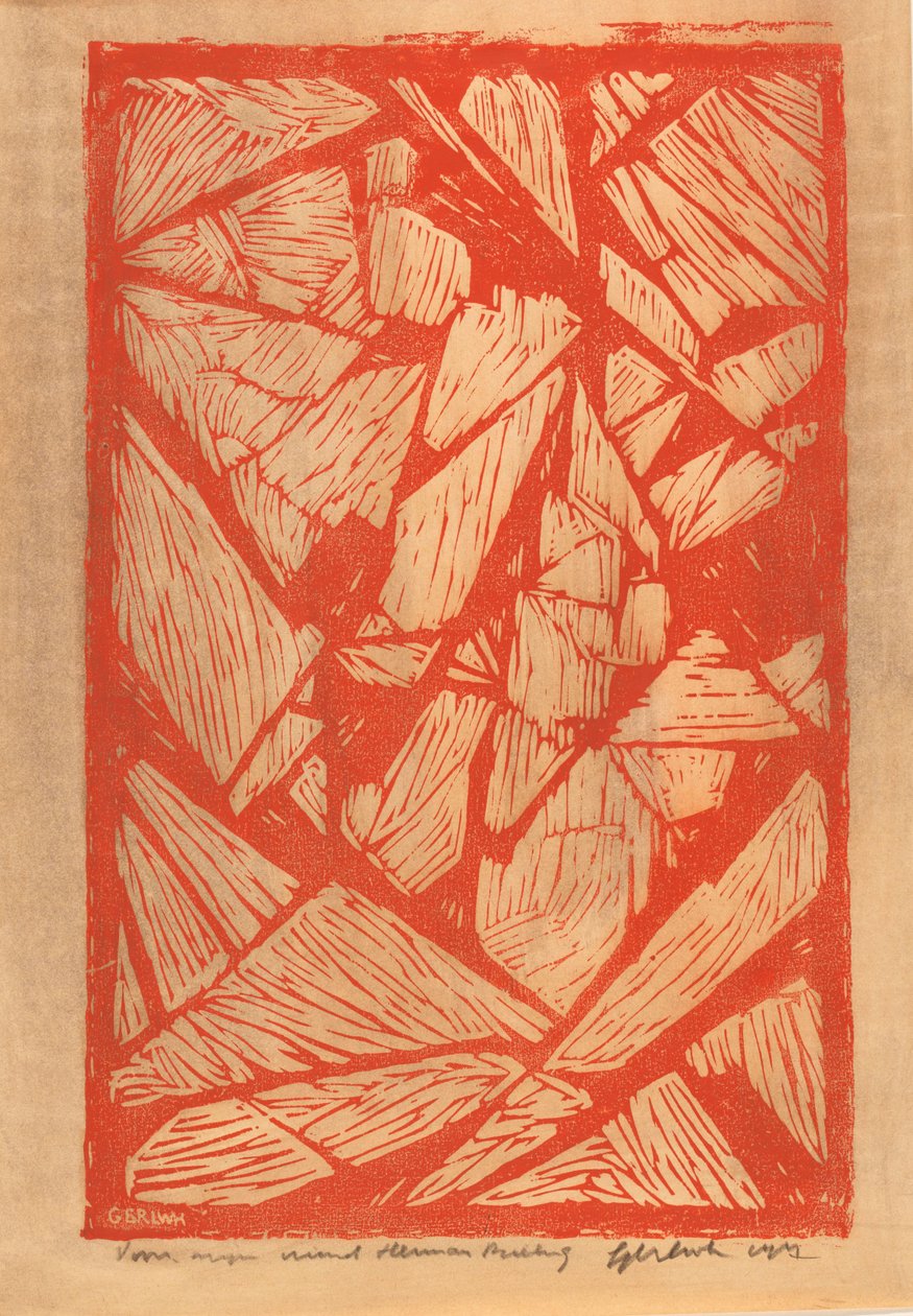 Utan titel av Ger Ladage (signed by artist)
