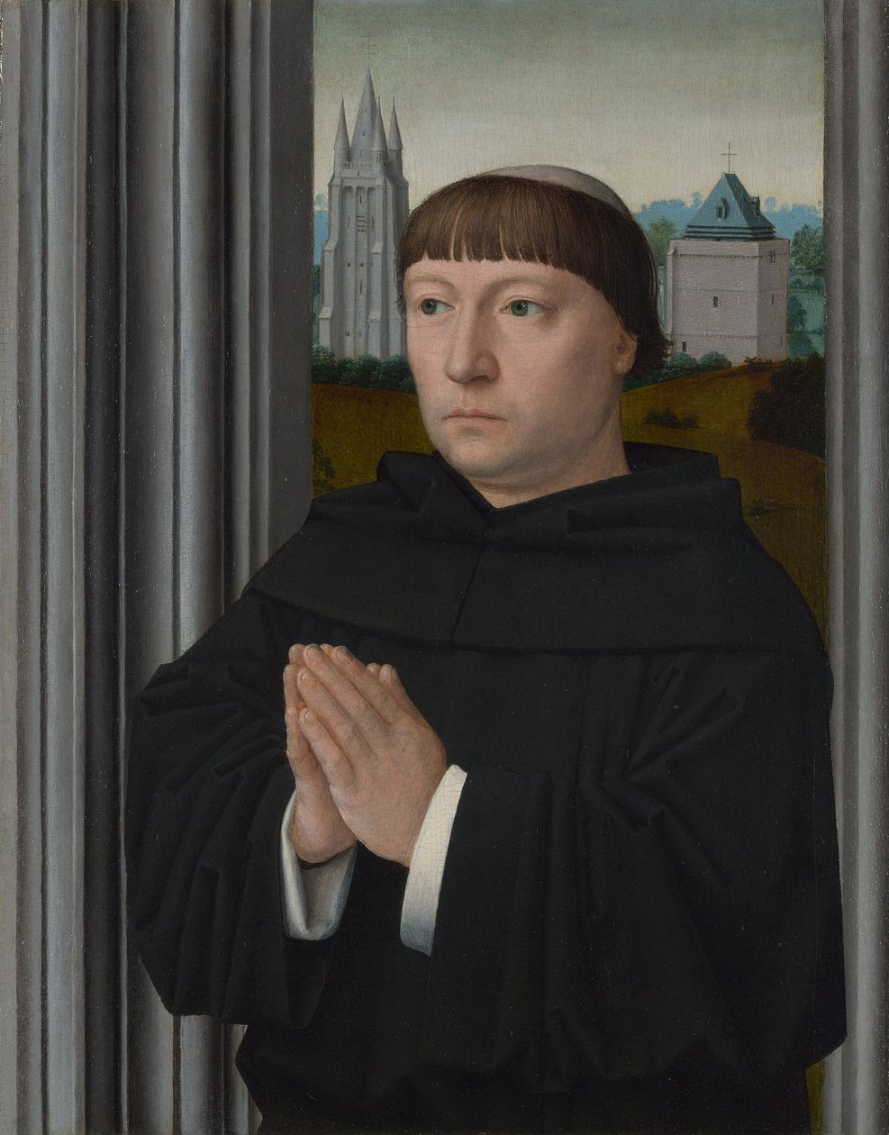 En augustinisk broder som ber av Gerard David