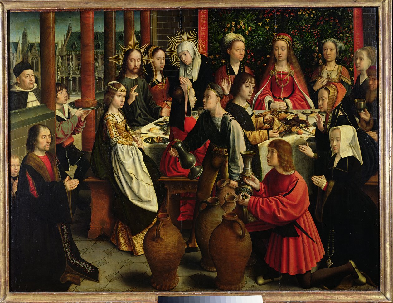 Bröllopsfesten i Kana, c.1500-03 av Gerard David