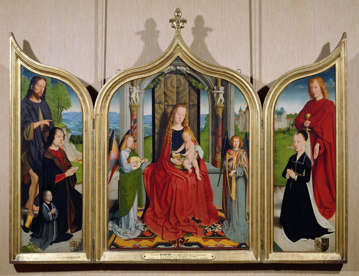 Sedano-familjens triptyk, ca 1495-98 av Gerard David