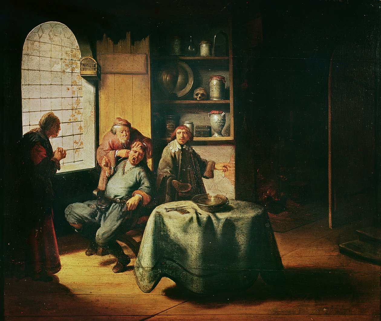 Operationen av Gerrit Dou