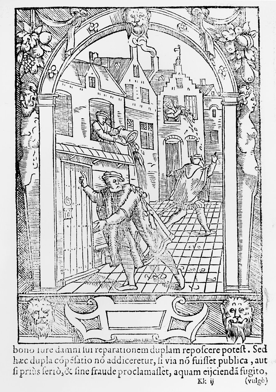 Gatubrott, 1554 av Gerard de Jode