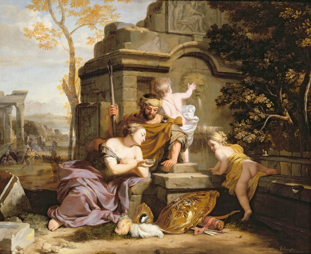 Grind och Dafilo av Gerard de Lairesse