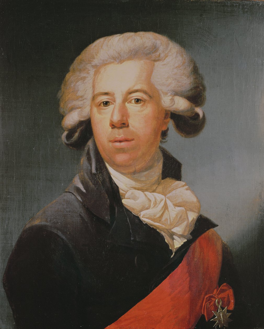 Självporträtt med frimurares insignier av Gerard van der Puyl
