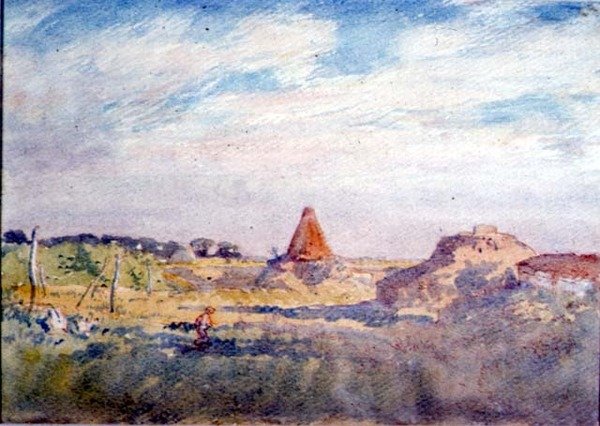 Kvällslandskap av Gerard Chowne