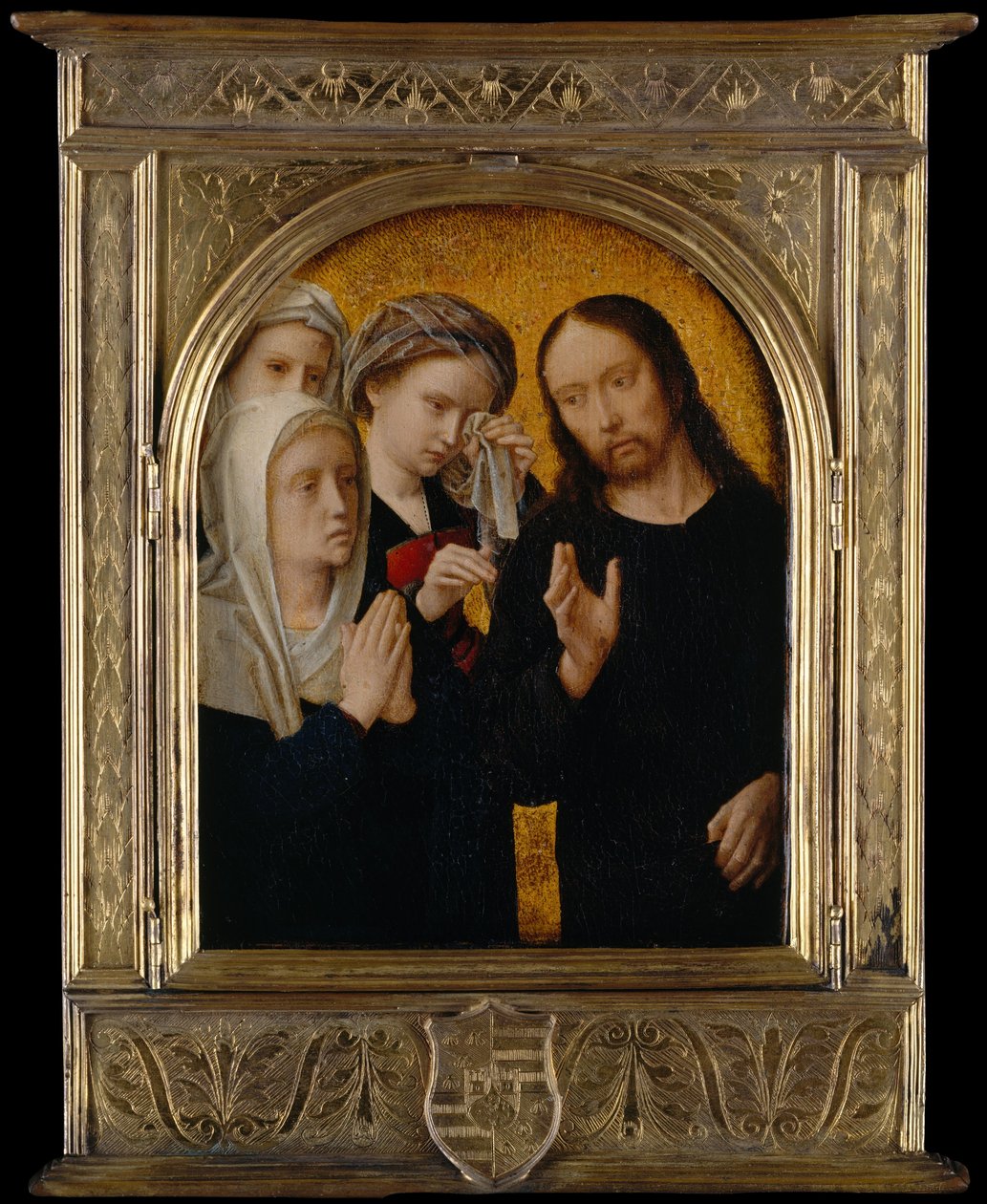 Kristus tar avsked av sin mor, ca. 1500. av Gerard David