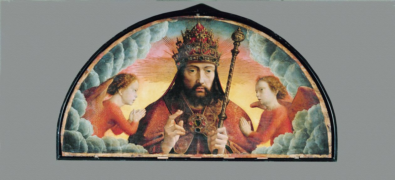 Dieu Pere benissant - Gud Fader ger sin ... av Gerard David