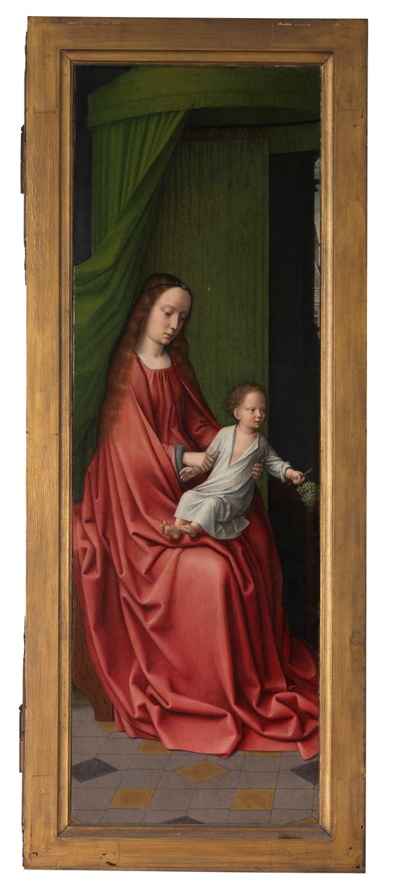 Yttre panel av Kristi dop, ca 1502-08 (olja på panel) av Gerard David