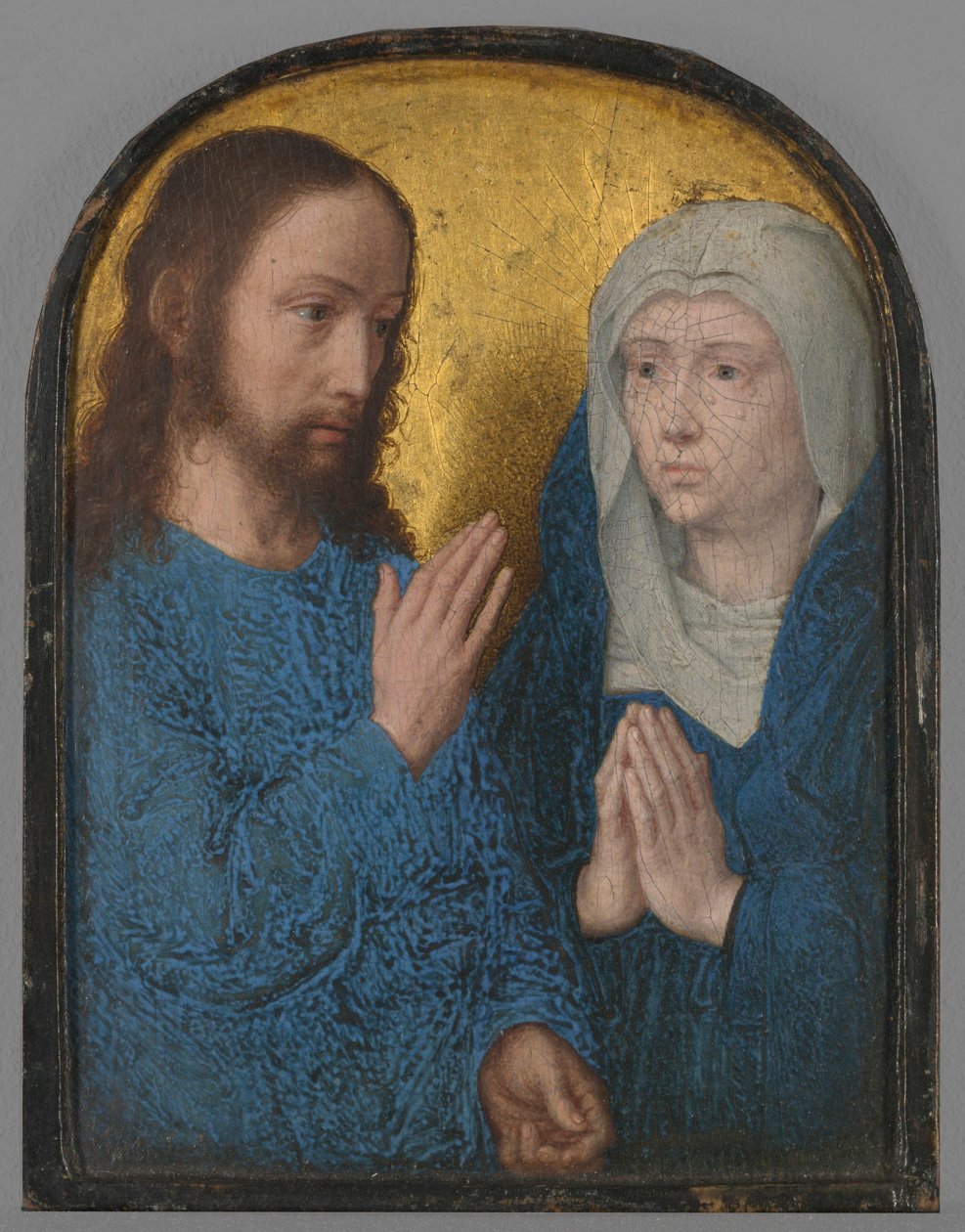 Teil eines Diptychons: Abschied Christi von Maria av Gerard David