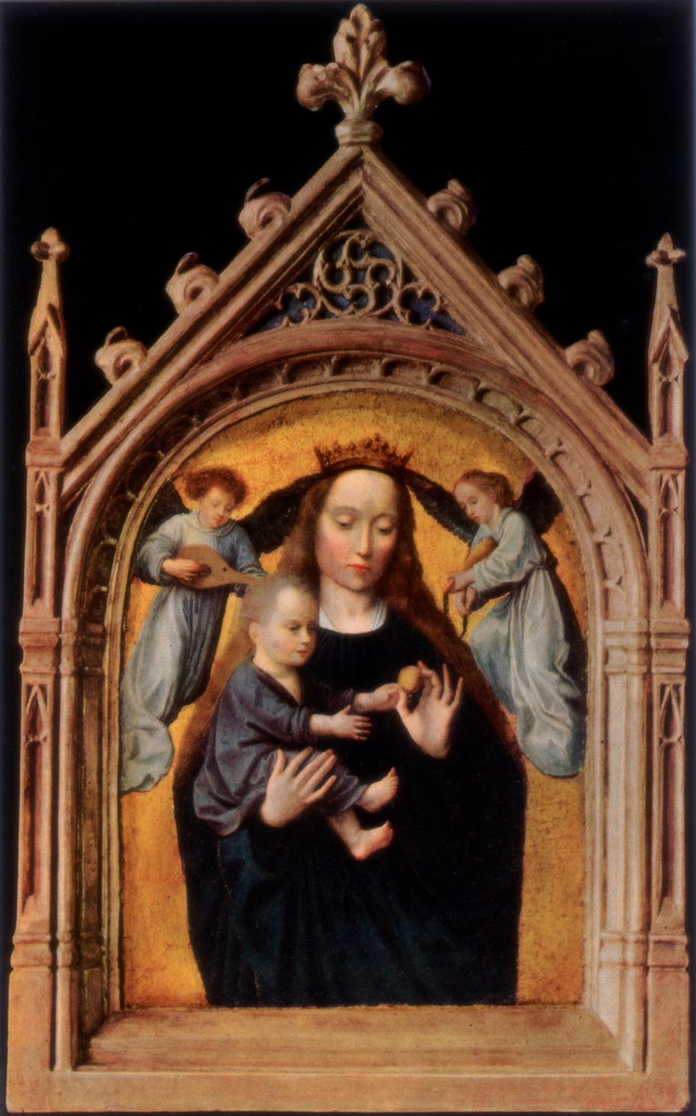 Madonnan och barnet, 1927 av Gerard David