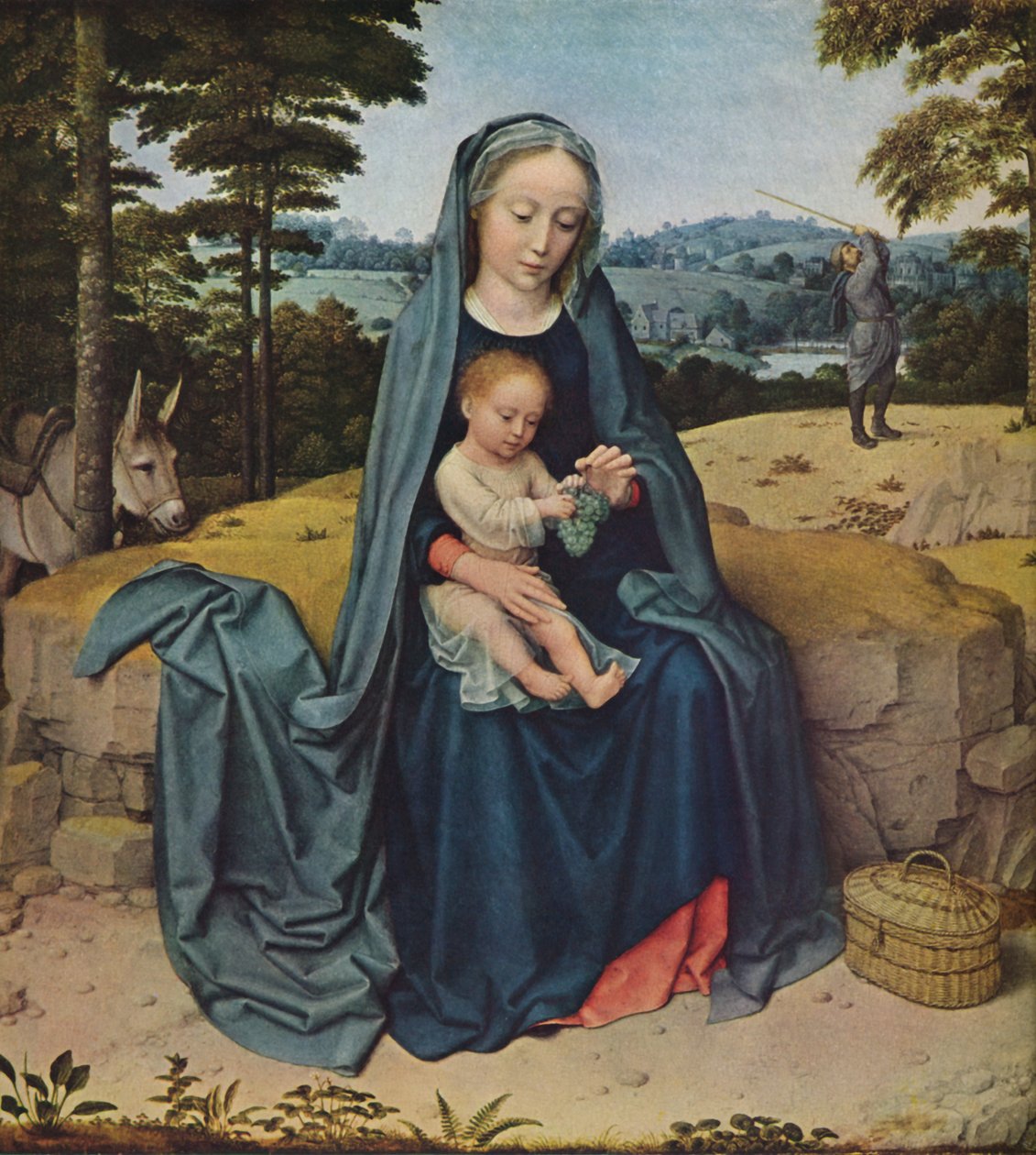 Resten på flykten till Egypten, c1510 av Gerard David