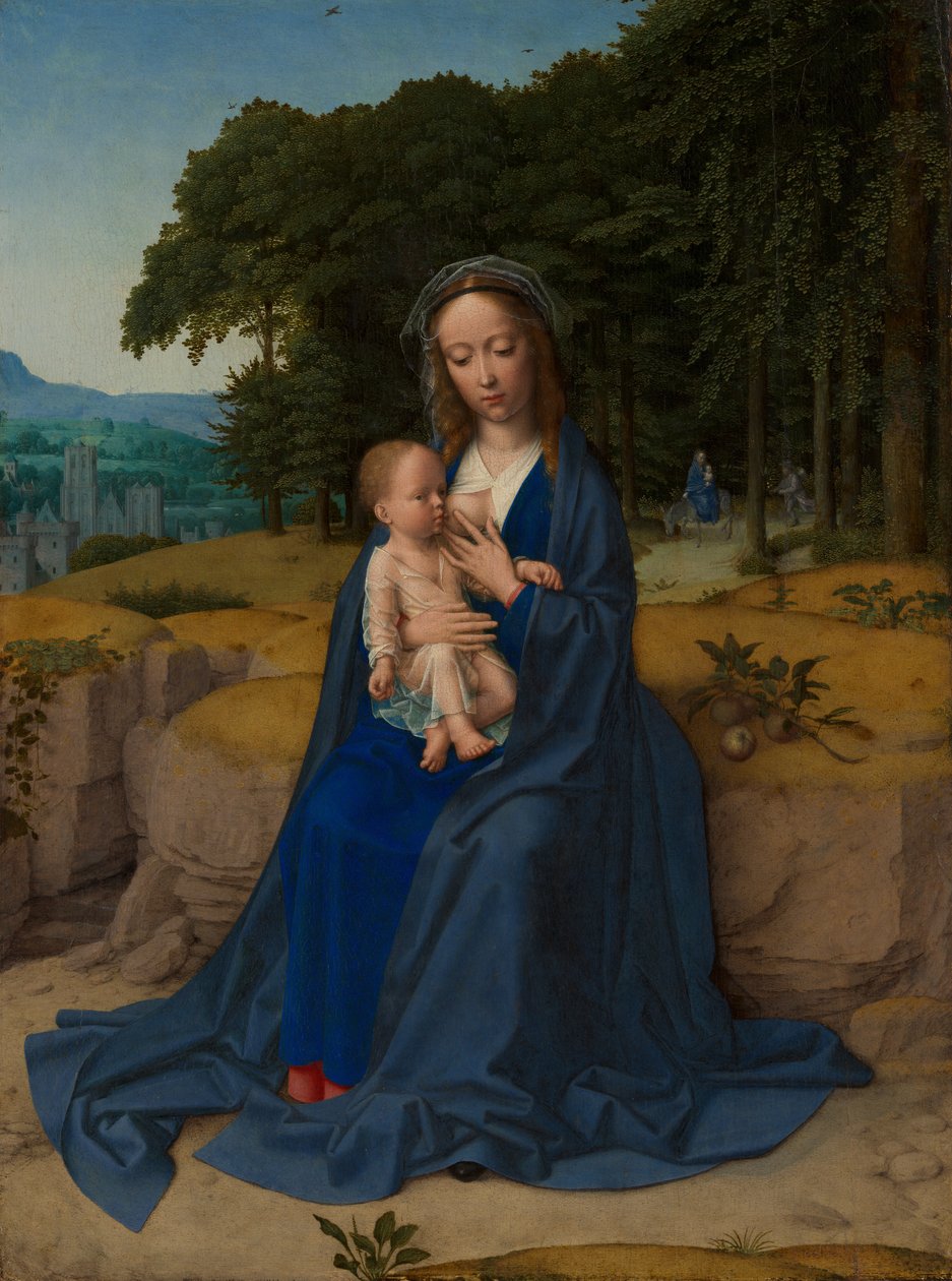 Vilan på flykten till Egypten, ca. 1512-15. av Gerard David