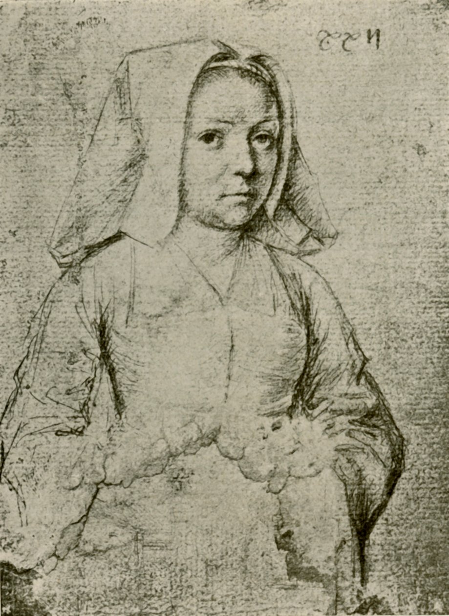 Ung kvinna, slutet av 1400-talet - början av 1500-talet, 1908. av Gerard David