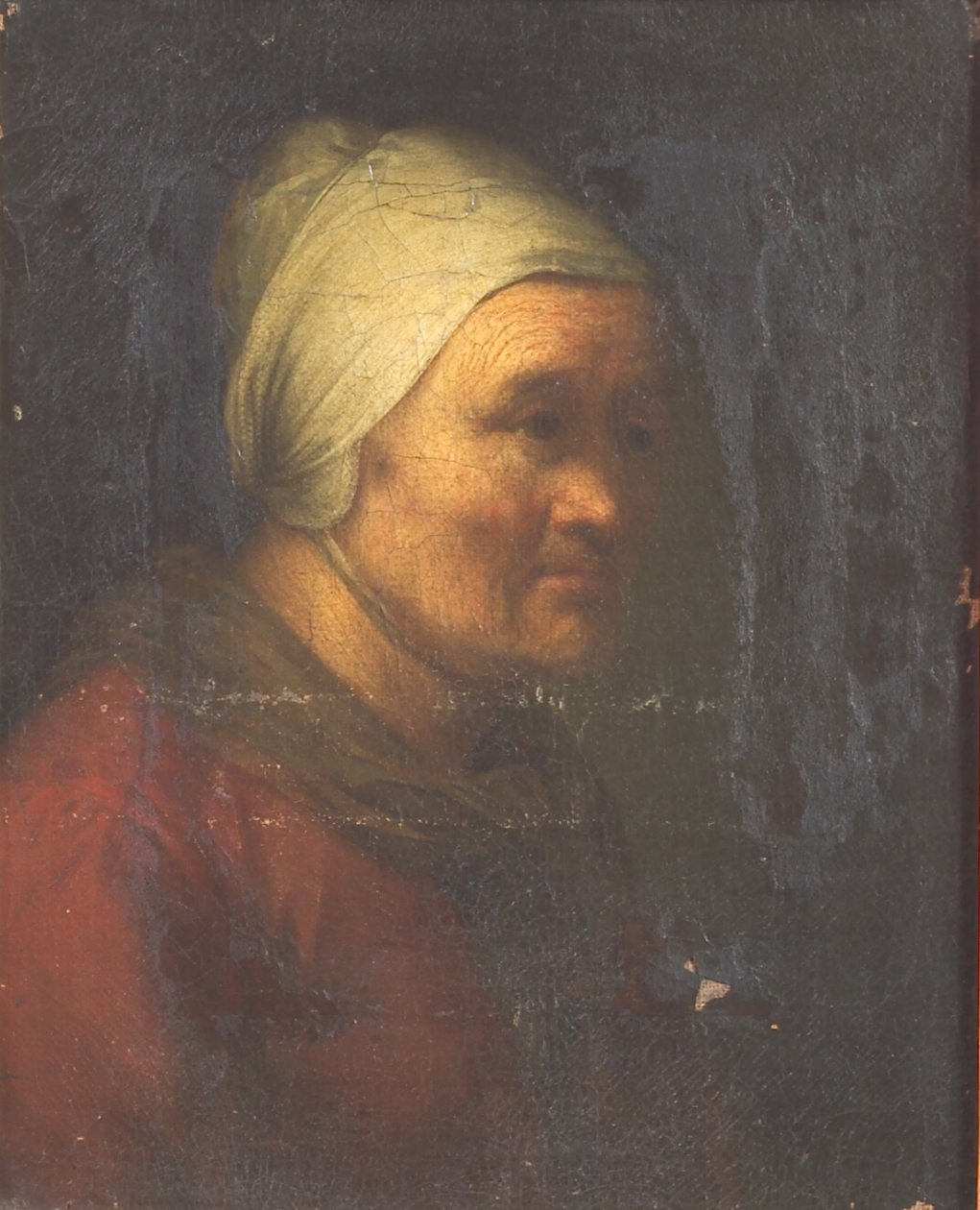 En gammal kvinna av Gerrit Dou