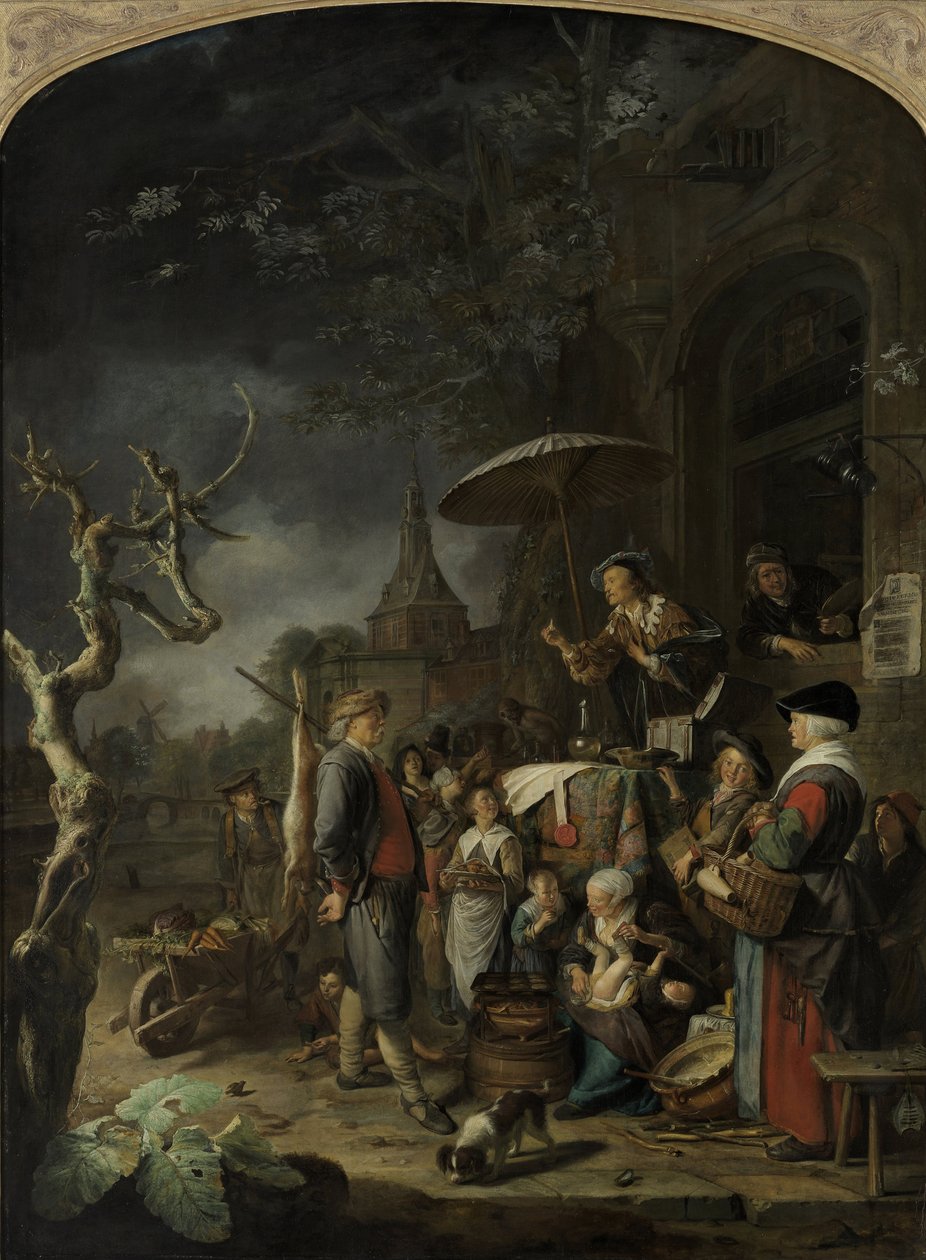 Kvackaren, 1652 av Gerrit Dou