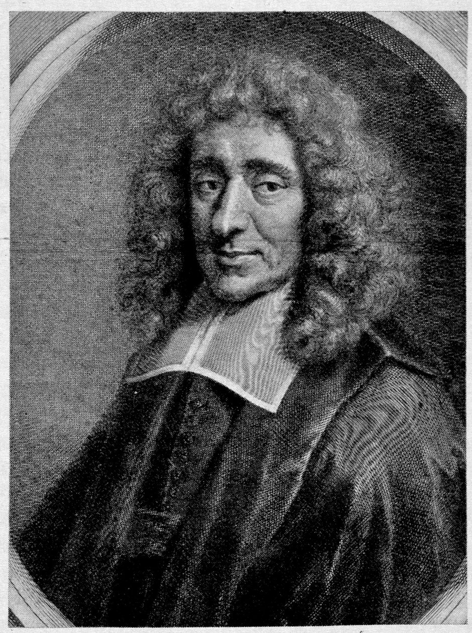 Antoine Furetiere (1619-1688), gravyr av Edelinck av Gérard Edelinck