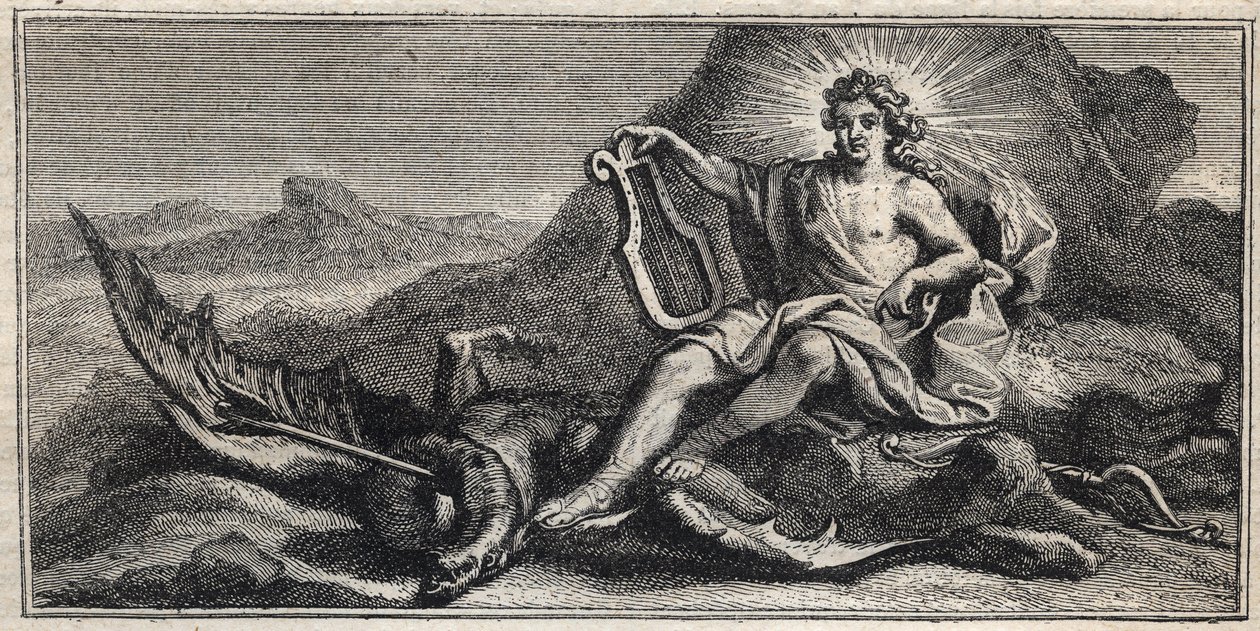 Apollo dödar Hydra - Apollo terrassant l