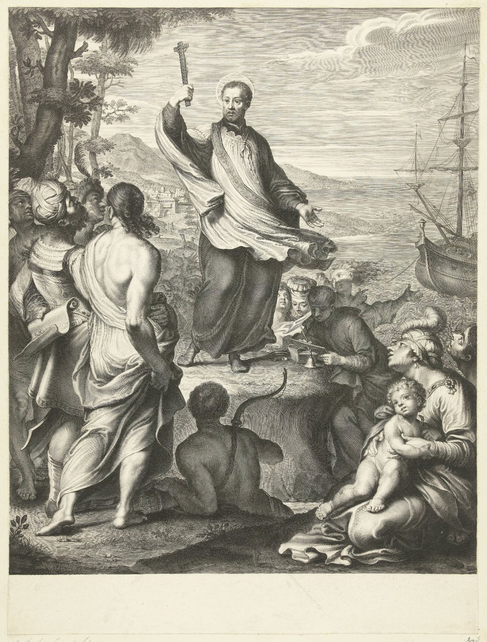 Sankt Franciskus Xavier av Gérard Edelinck