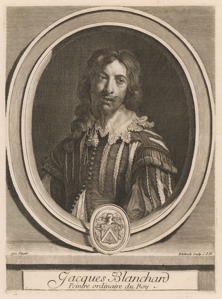 Jacques Blanchard, ur boken Les hommes illustres ..., volym II, av Charles Perrault av Gérard Edelinck