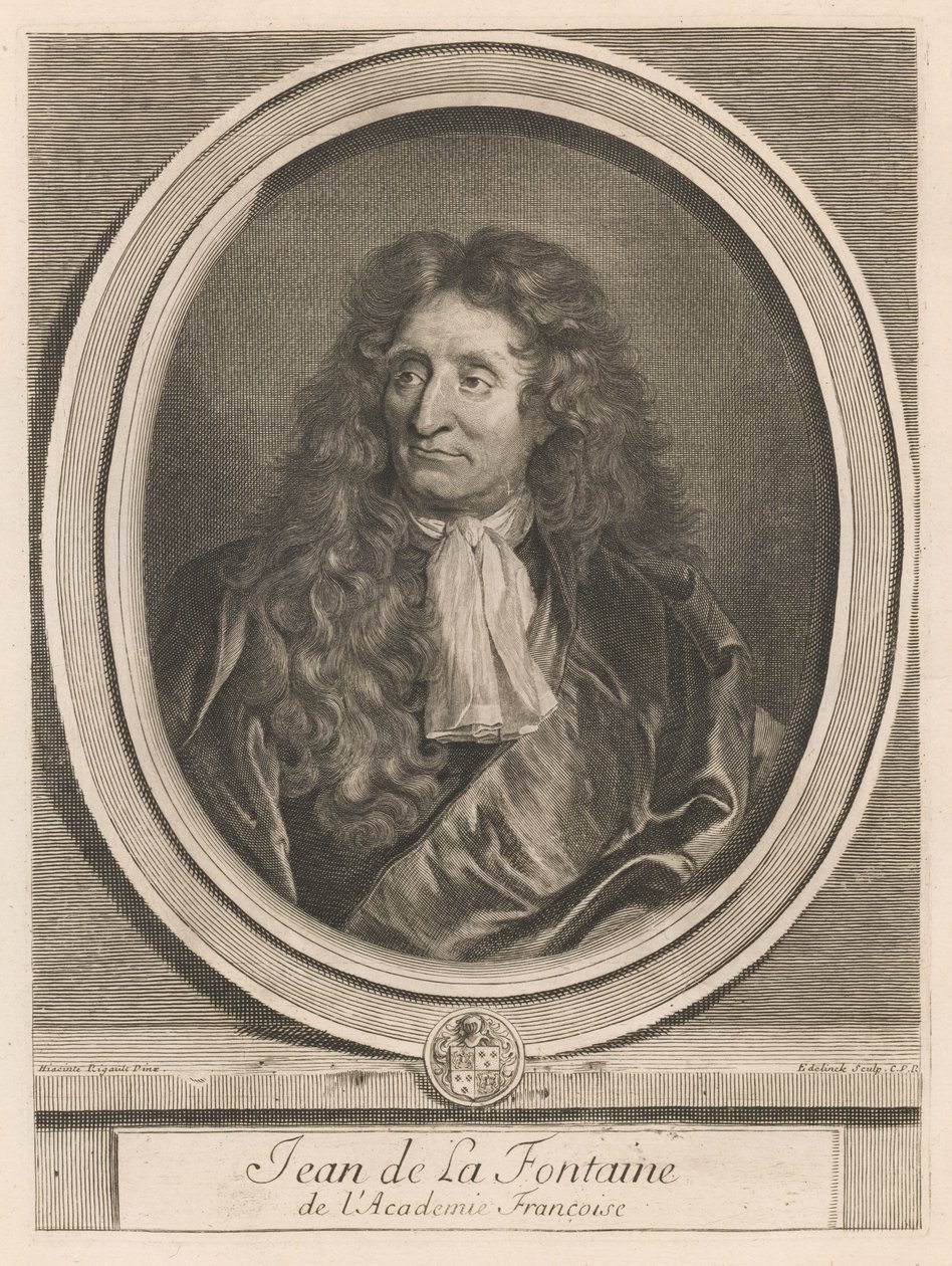 Jean de La Fontaine, ur boken Les hommes illustres..., vol. I, av Charles Perrault av Gérard Edelinck