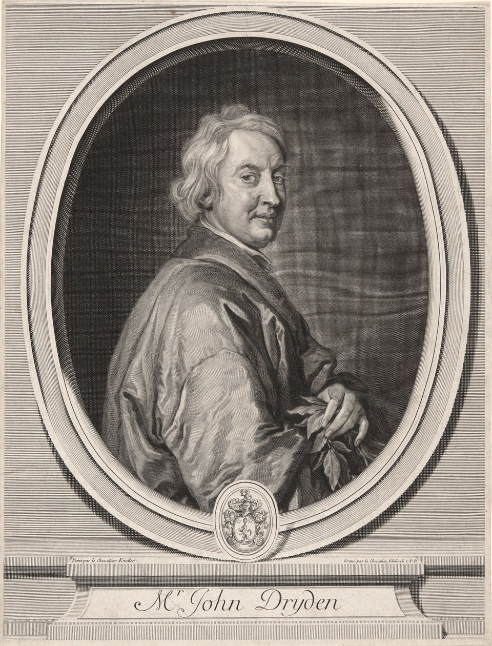 John Dryden (1631-1707) av Gérard Edelinck