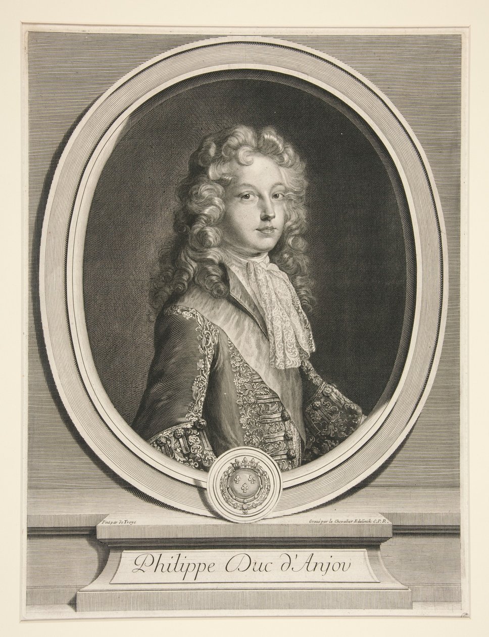 Filip V, hertig av Anjou av Gérard Edelinck