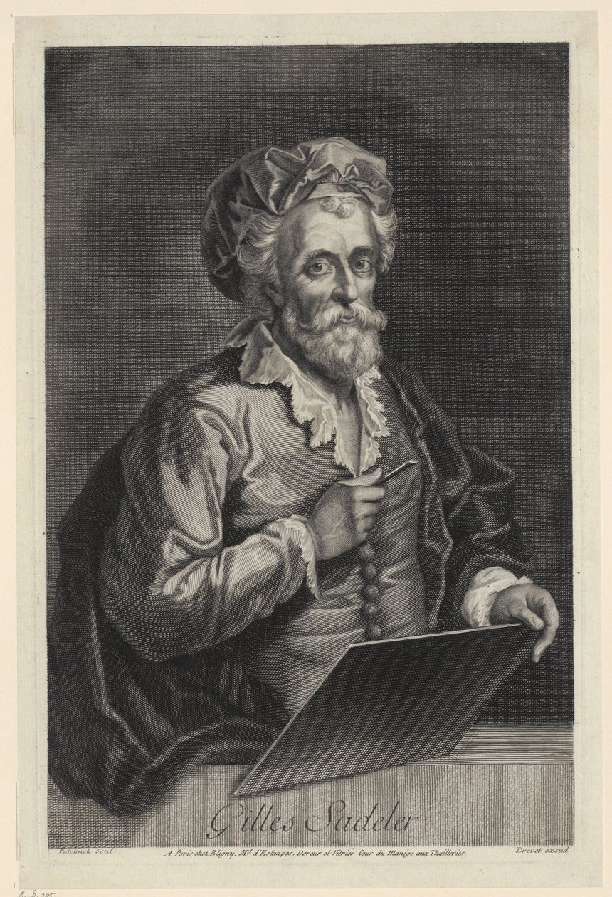 Porträtt av Jacques Bénigne Bossuet av Gérard Edelinck