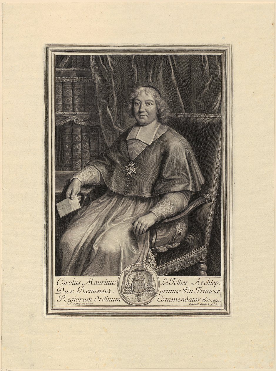 Porträtt av Raimond Poisson av Gérard Edelinck